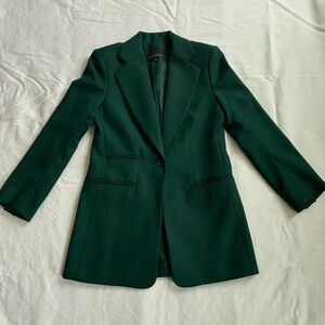 Banana Republic Emerald Green Wooli Blazer